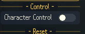 Character Control 디버그 토글
